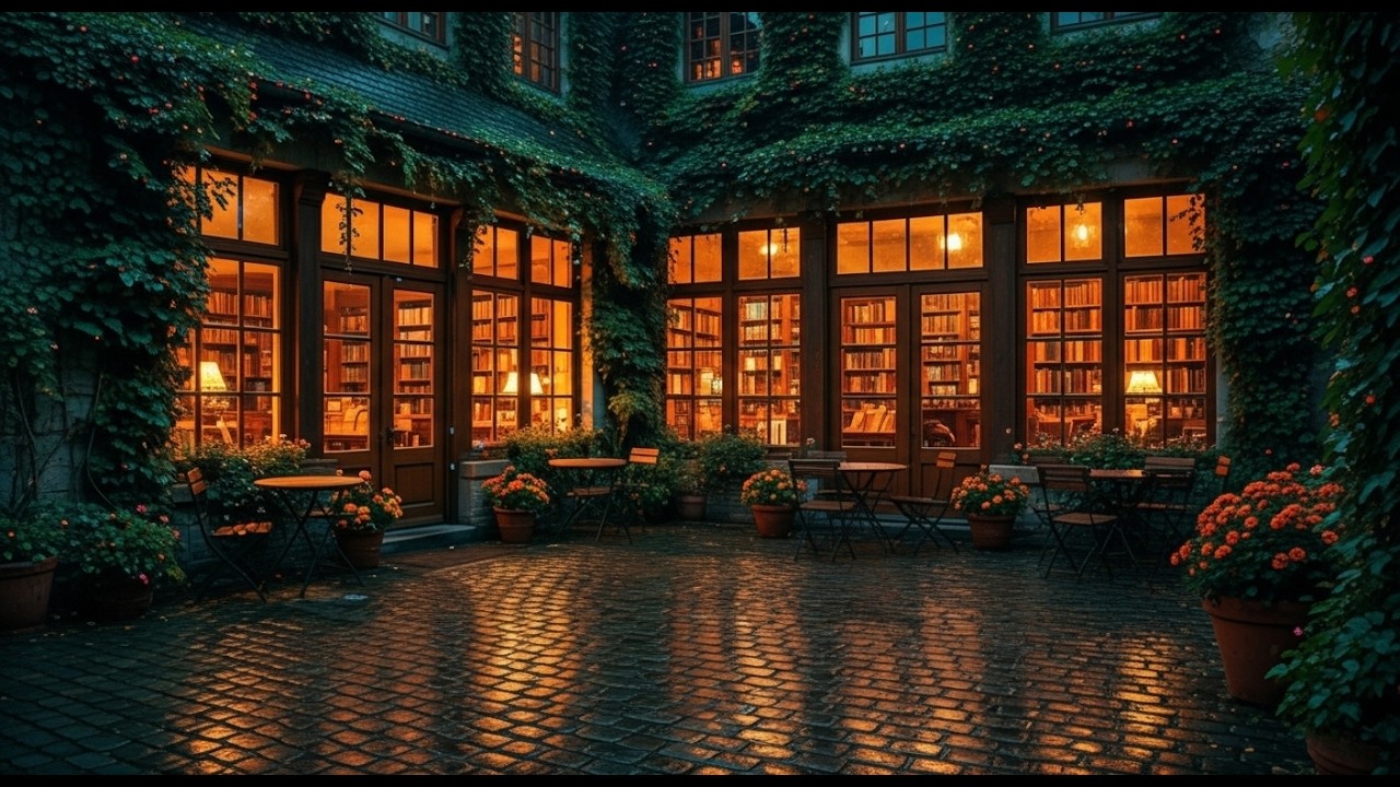 Cozy Library Coffee Shop Lofi ☕ — Deep Focus to Work, Study & Relax | Lofi Music