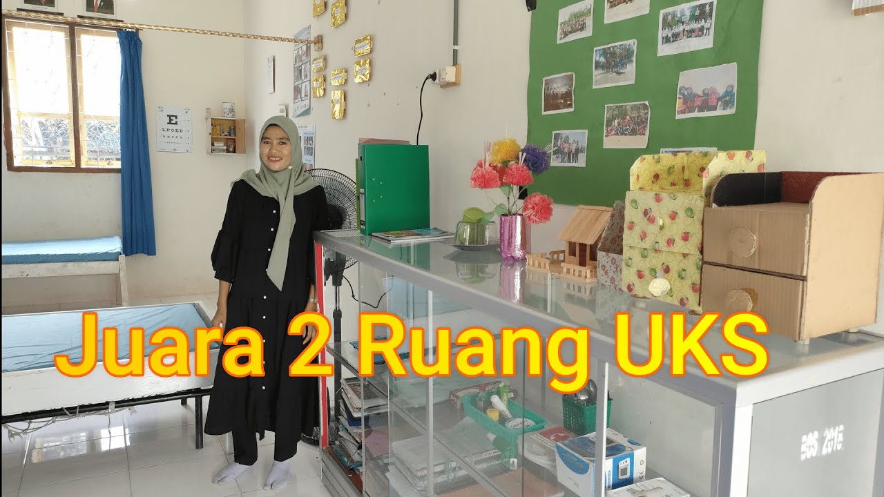 Ruang UKS Juara 2 Lomba Kebersihan dan Penataan Taman Antar Ruang SMP Negeri 1 Noling Tahun 2022