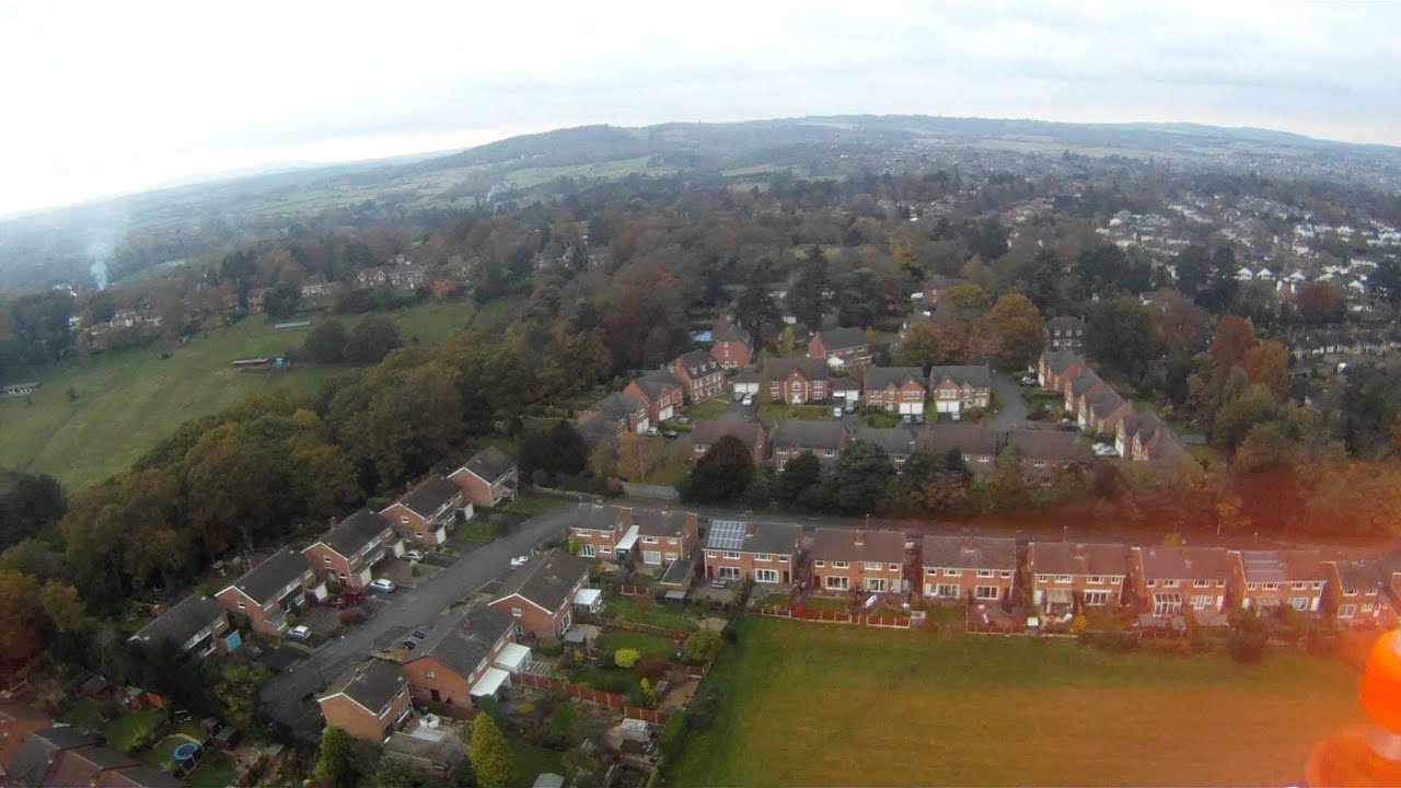 Flight over Kidderminster