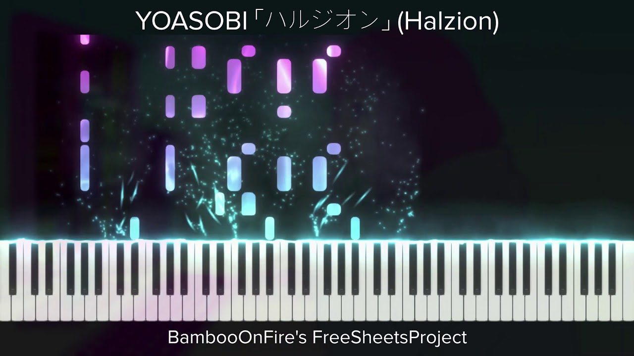 YOASOBI - 「ハルジオン」 (Halzion) | Piano Cover with Free Sheets