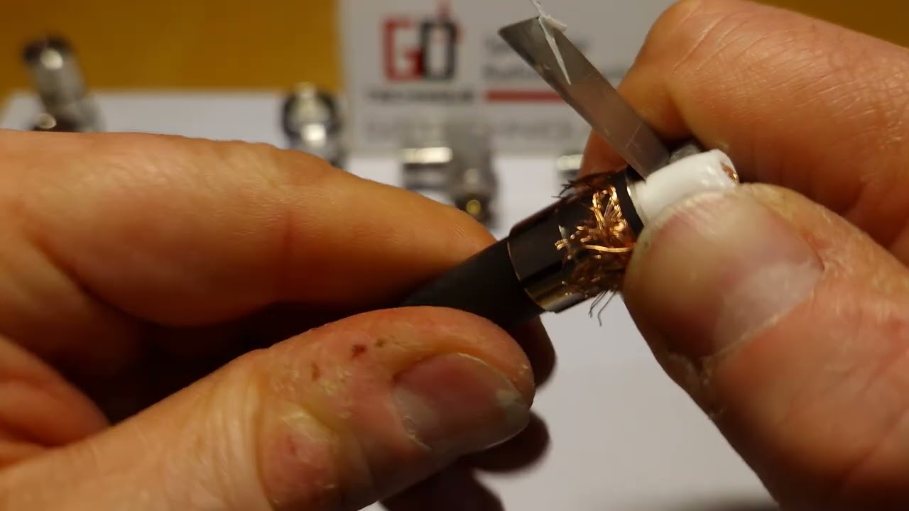 Montage de coaxial sur connecteur HF Pro sans soudure  Présentation par GoTechnique