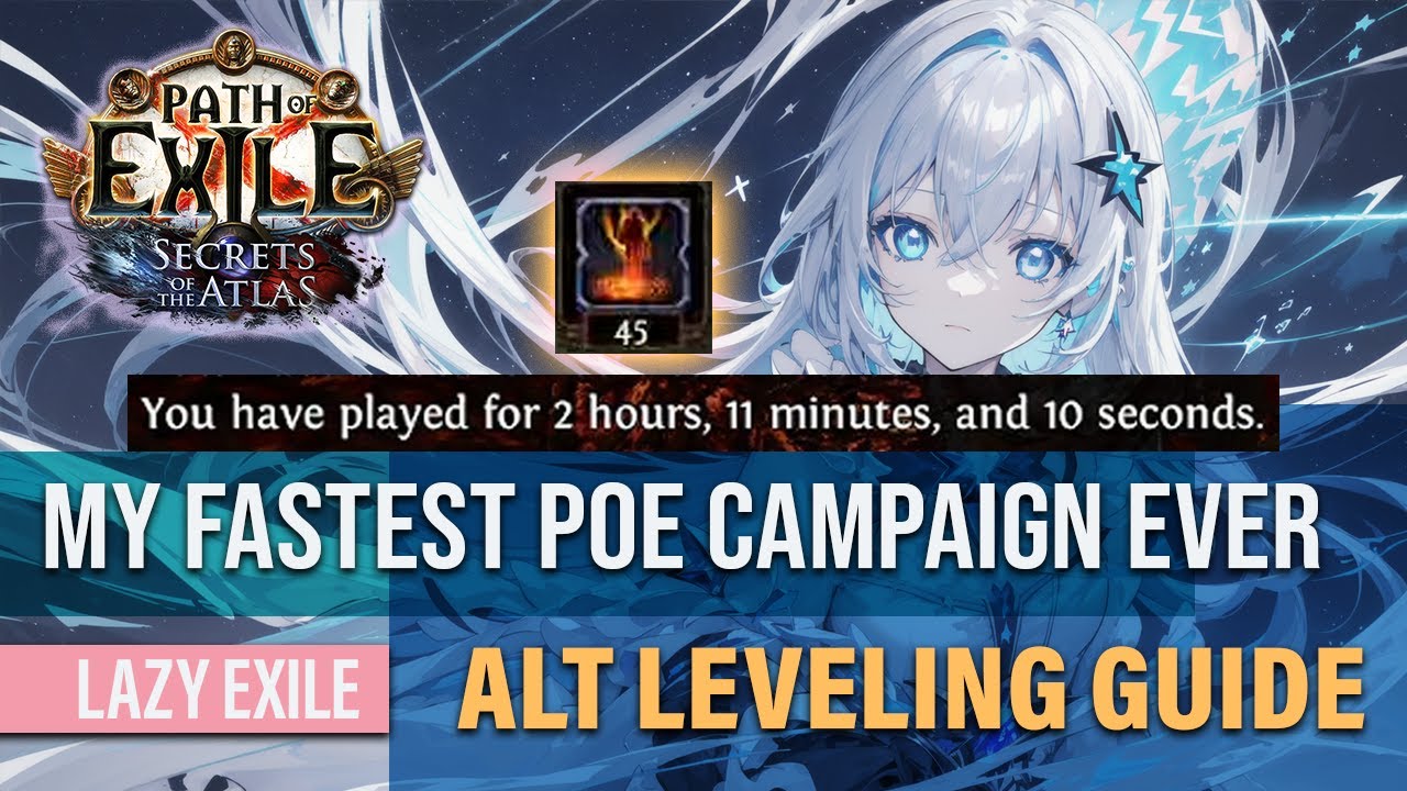 [PoE 3.26] My 3 Best One-Button Alt Leveling Setup for ALL CLASSES | Full Build Guide & Detail POB