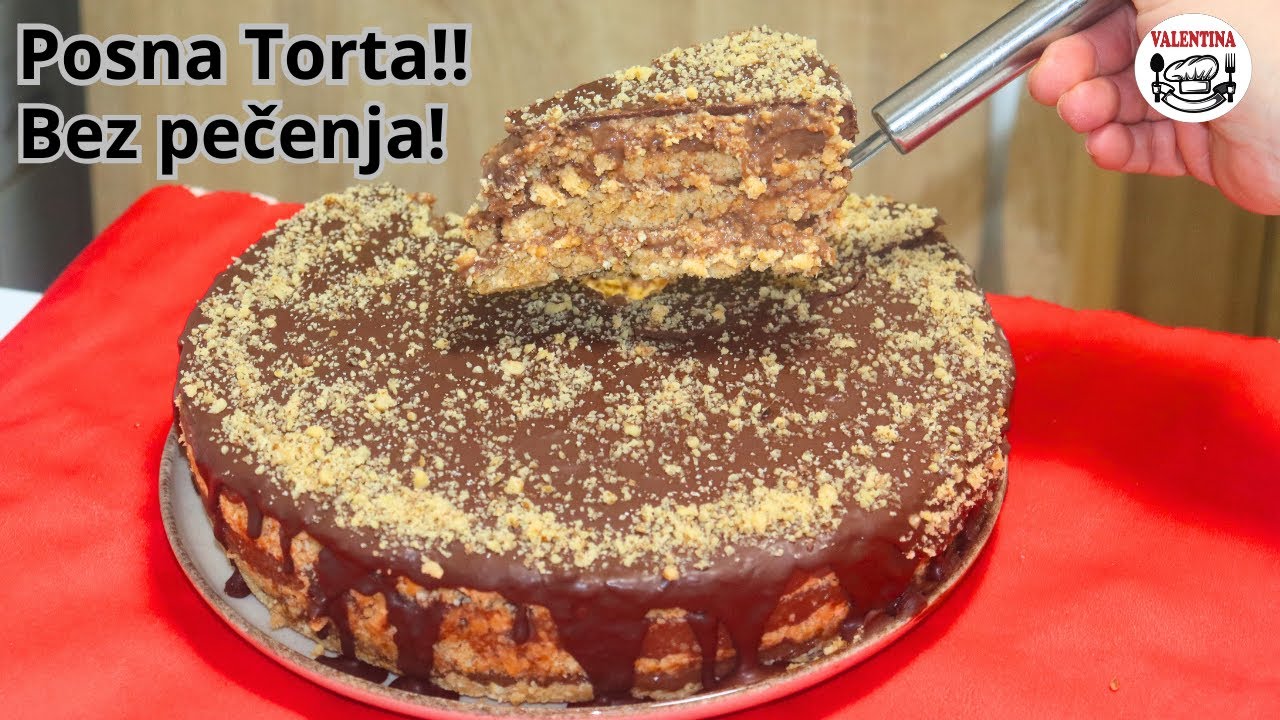 Najlepša i Najbrža POSNA TORTA koju sam ikad probala i napravila❗Treba vam samo 30 minuta❗