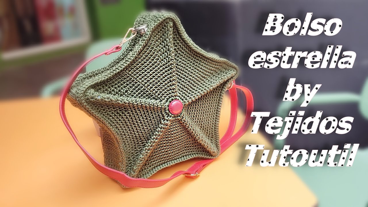 Bolso estrella fácil y rápido de tejer