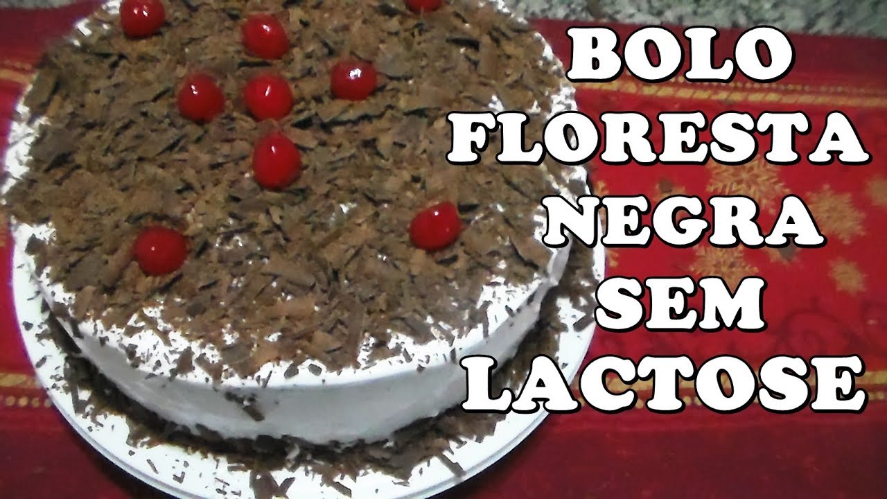 BOLO FLORESTA NEGRA SEM LACTOSE - Rosy Ferrari