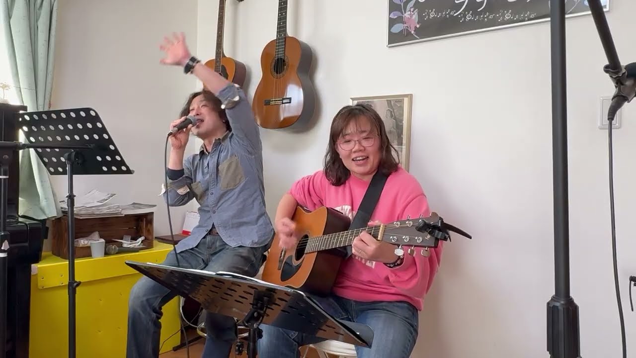 夢つむぎさんのオリジナル曲　　夢つむぎさんのテーマソング励まされ心があたたかくなる歌でした。2026.2.22(日)オープンマイクにて