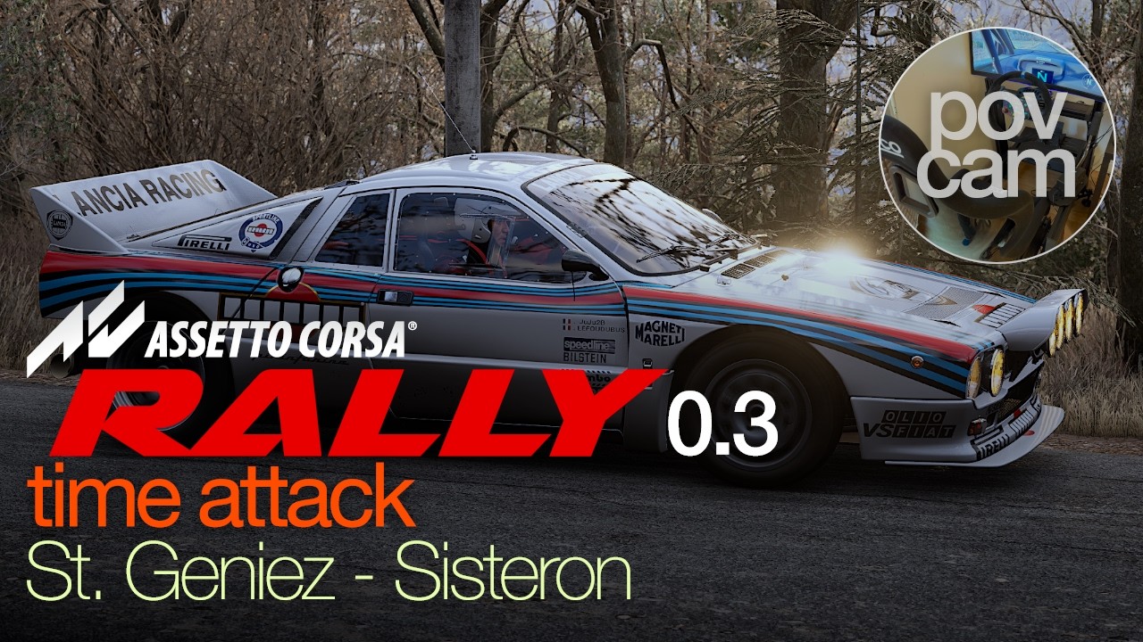 Assetto Corsa Rally v0.3 – Lancia 037 | St-Geniez - Sisteron (Pov/Replay/Setup)