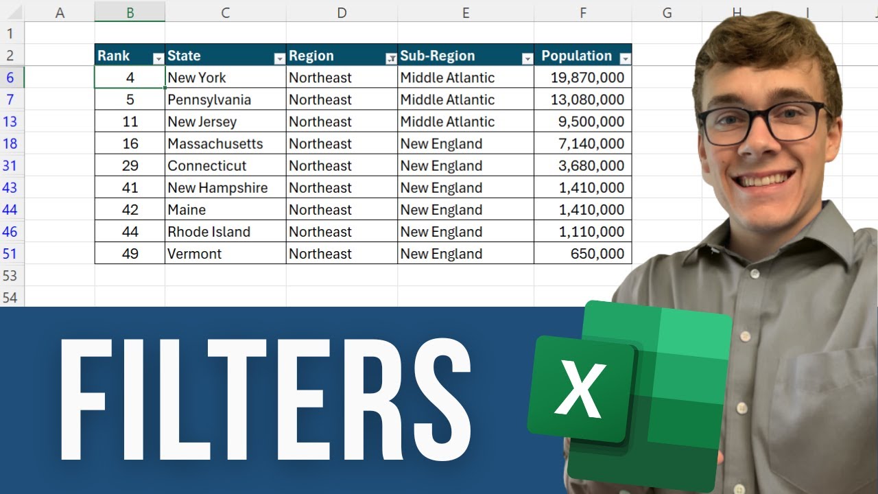 Как использовать фильтры в Excel