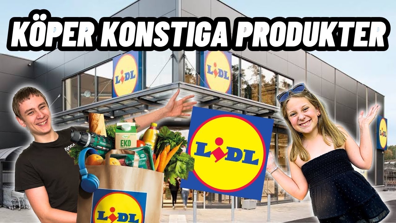 Testar konstiga produkter från LIDL - Shopping vlogg