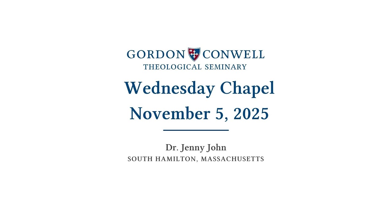 11 05 2025 || Dr. Jenny John || Chapel