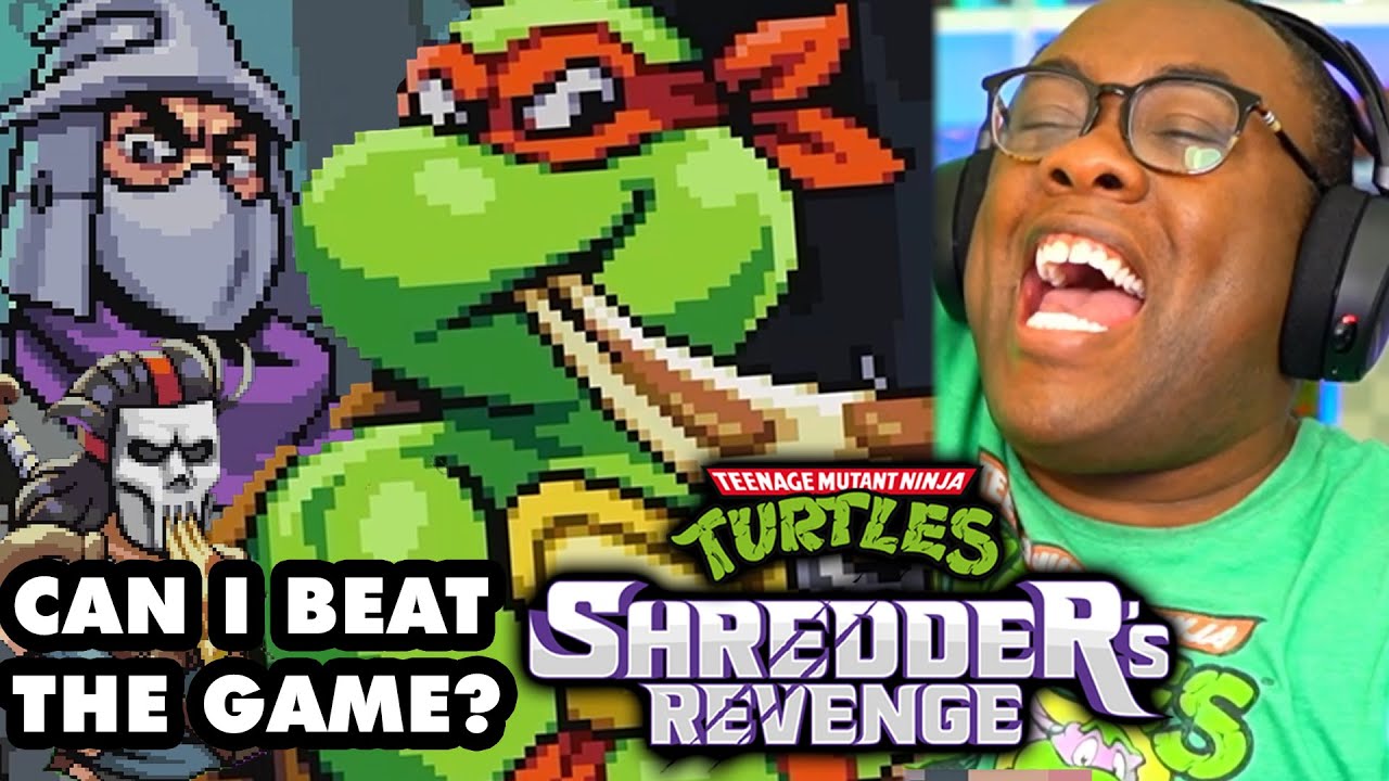Can I Beat TMNT SHREDDER'S REVENGE? | Casey Jones | Online Multiplayer