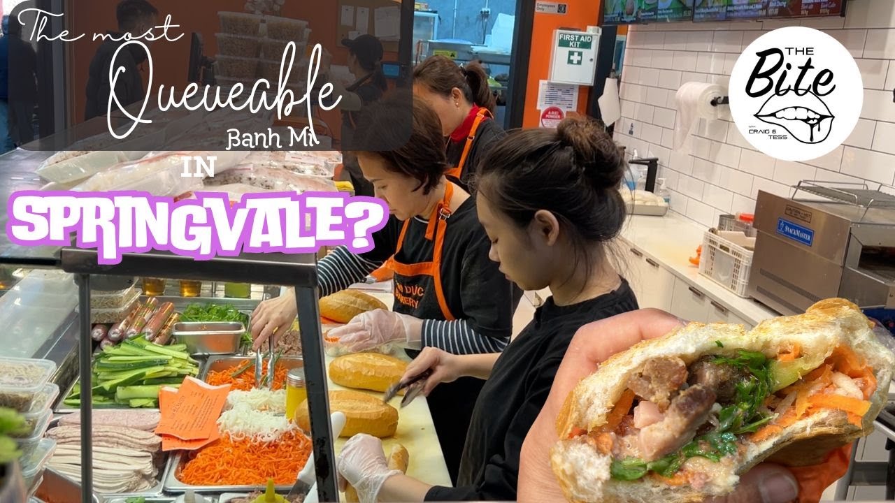 The most Queueable Banh Mi in Springvale?!? | The Bite with Craig and Tess