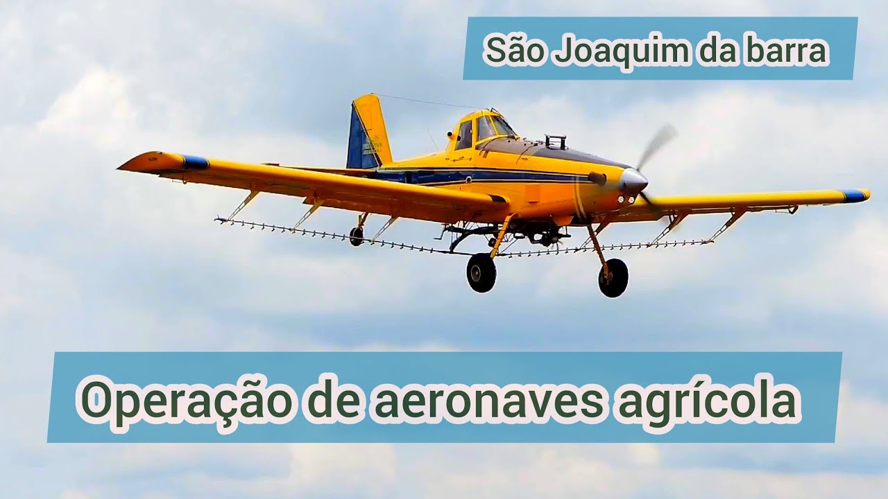 Pouso e decolagens de aeronaves agrícola são Joaquim da barra-sp 