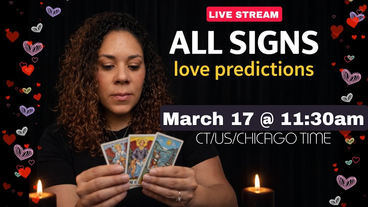 Live! ALL SIGNS 🪄 LOVE PREDICTIONS 💕 #allsigns #tarot #tarotreading
