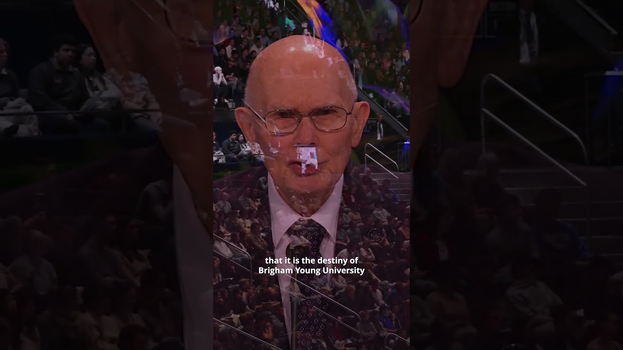 2: President Oaks is Honored with Plaque at BYU
