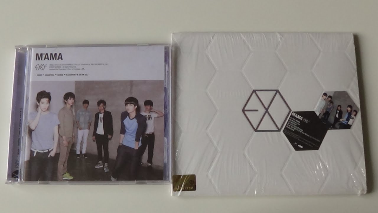 Unboxing EXO-K 1st Mini Album MAMA (Korea & China Edition)