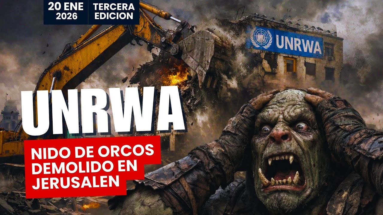 NOTICIAS DE ISRAEL | UNRWA EL NIDO DE ORCOS DEMOLIDO EN JERUSALEN #hamas #unrwa  @LabranzaTV / LTV