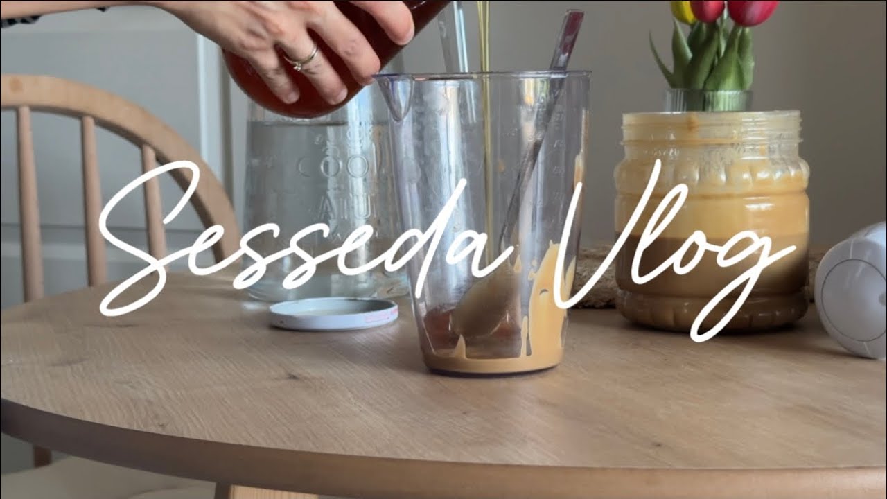 Vlog 14|Making tahini milk| Small balcony cleaning| Love pampering myself