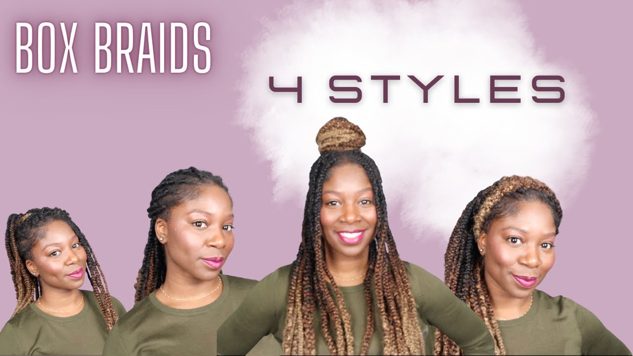 How to ✨STYLE BOX BRAIDS ✨| Quick and Easy | Natuurlijkkroeshaar| Mychaira
