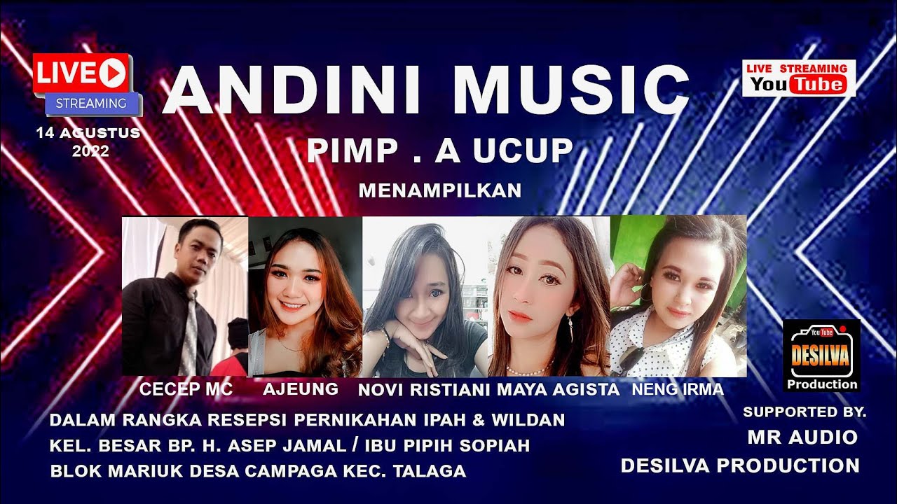 #livestreaming ANDINI MUSIC  Ds. Campaga Talaga  Majalengka Season pagi