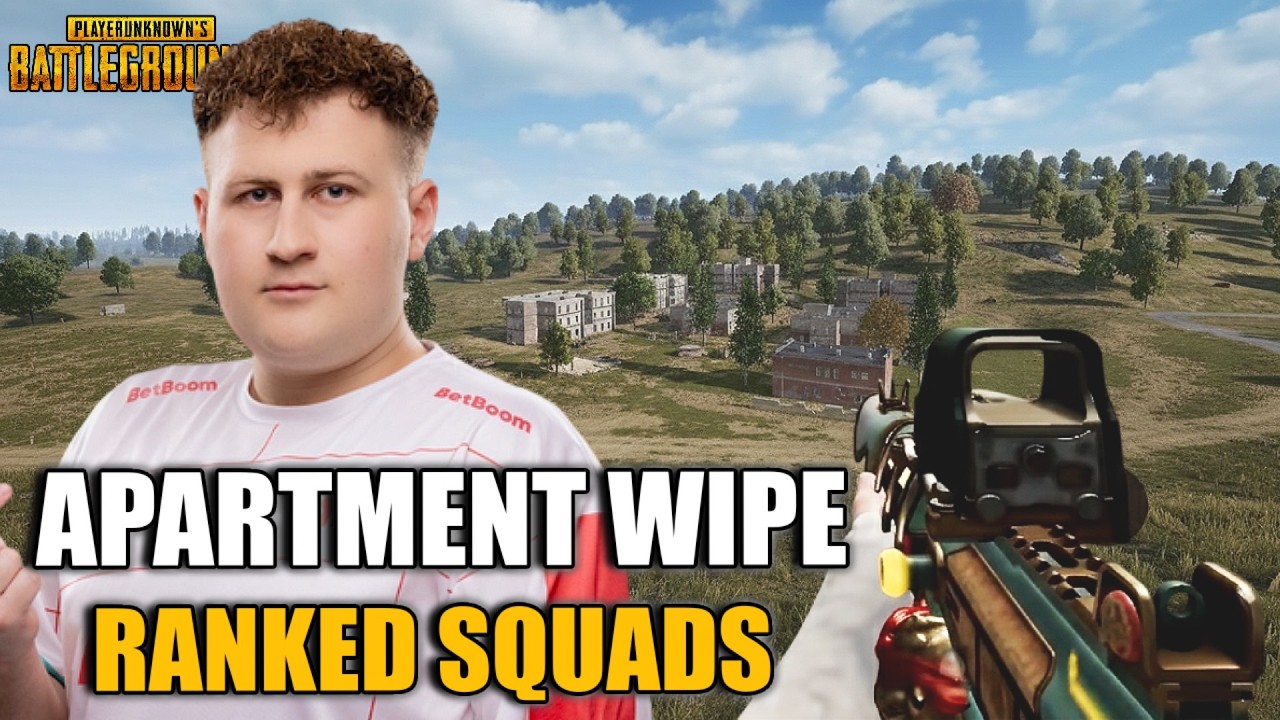 Bestoloch (Boost1k, Molodoct & ADOUZ1E) vs Erangel Apartments & Ranked squads in PUBG