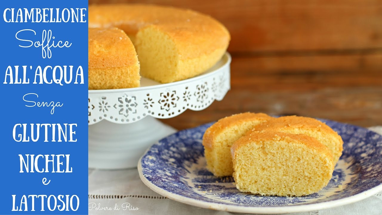 CIAMBELLA all'ACQUA senza glutine | Polvere di Riso