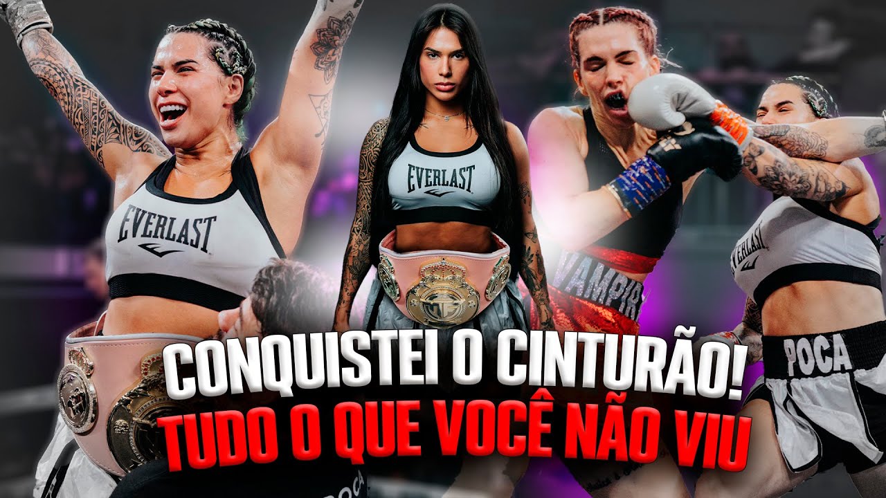 TUDO O QUE ROLOU NA MINHA LUTA *CAMPEÃ MISFITS BOXING*
