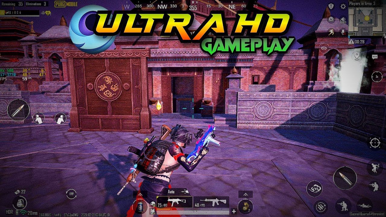 rx 580 8GB + i7 3770 PUBG MOBILE ULTRA HD GAMEPLAY | GAMELOOP