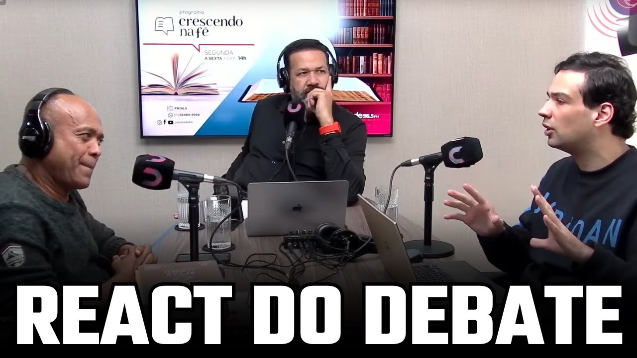 REACT DO DEBATE COM ELIAS SOARES SOBRE A IMORTALIDADE DA ALMA! (com Helsen Di Castro e Gustavo)