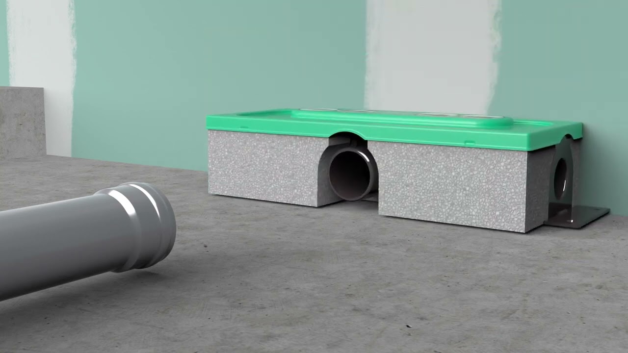 Как да инсталираме линеен подов сифон за баня на HANSGROHE RainDrain Flex в 4 различни цвята.