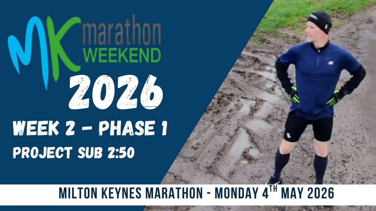 Marathon Training Week 2 | Build Phase | sub 2:50 Project | Volume starting to build |