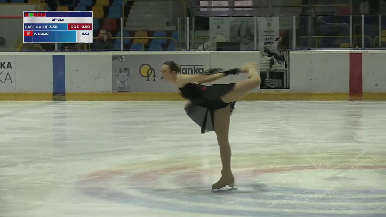 Klaudia Mucha (Mors Dębica) - Opolska Łyżwa 2026 - klasa junior młodszy B U18 - short program