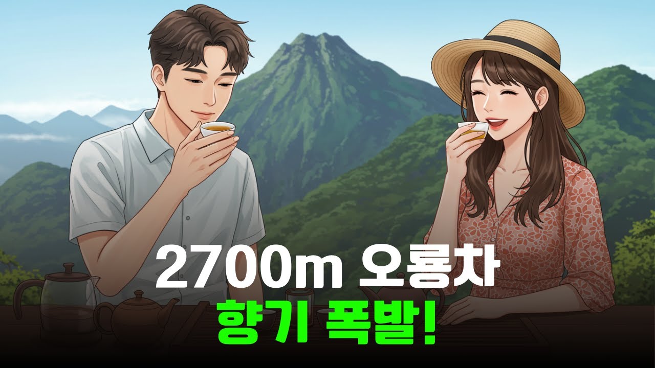 “차향이 폭발한다! 대만 복수이산 오룡차와 찻잔의 비밀”-차 마니아라면 꼭 봐야 할 테스트-