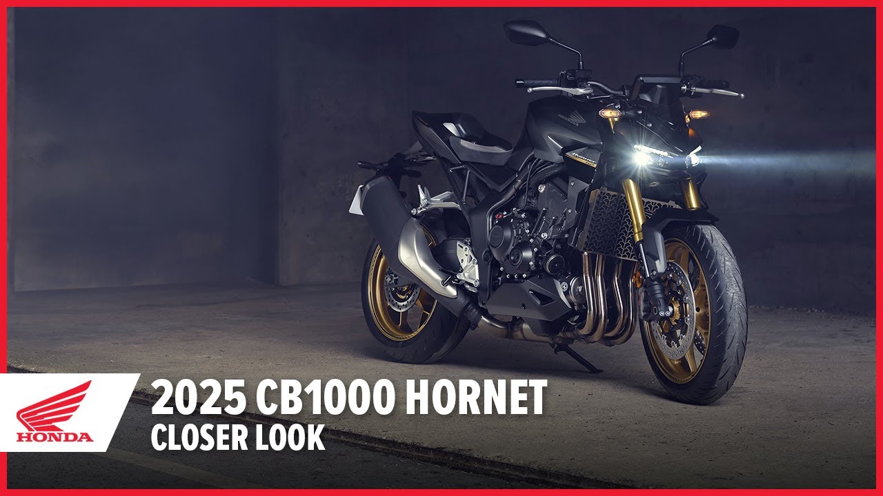 Closer Look: New 2025 CB1000 Hornet & CB1000 Hornet SP | Street Motorcycle | Honda