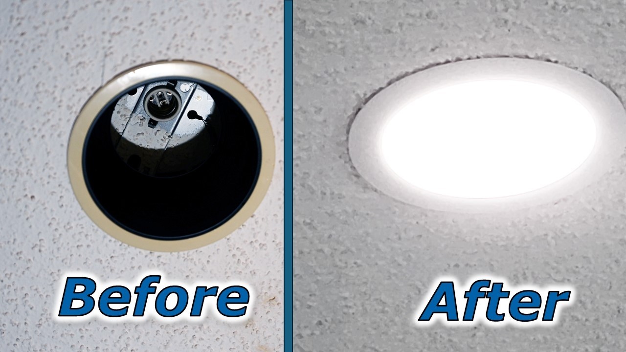 How to Replace Energy-Wasting Kitchen Can Lights With LED