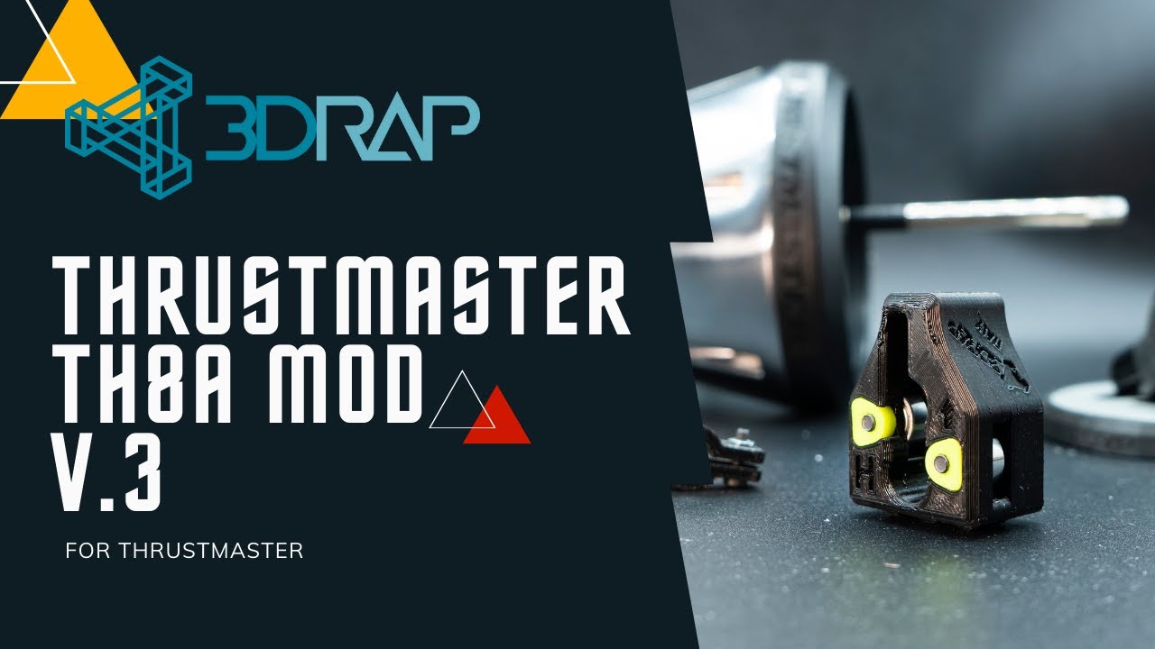 TH8A SHIFTER UPGRADE Mod by 3DRap - New Design & New Skills for the Thrustmaster Simracing Addon