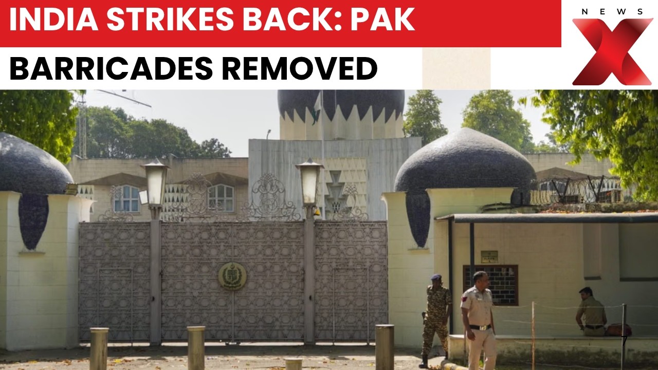 INDIA STRIKES BACK! PAKISTAN HIGH COMMISSION BARRICADES RIPPED OUT IN DELHI