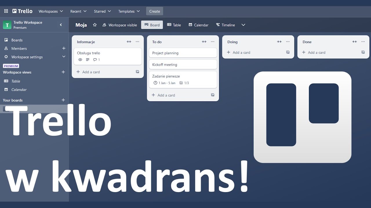 Trello w kwadrans