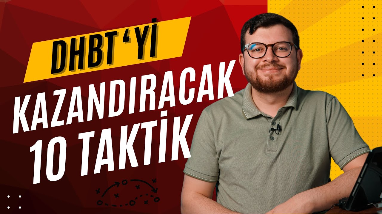 DHBT Sınavını Kazanmanın 10 Taktiği!