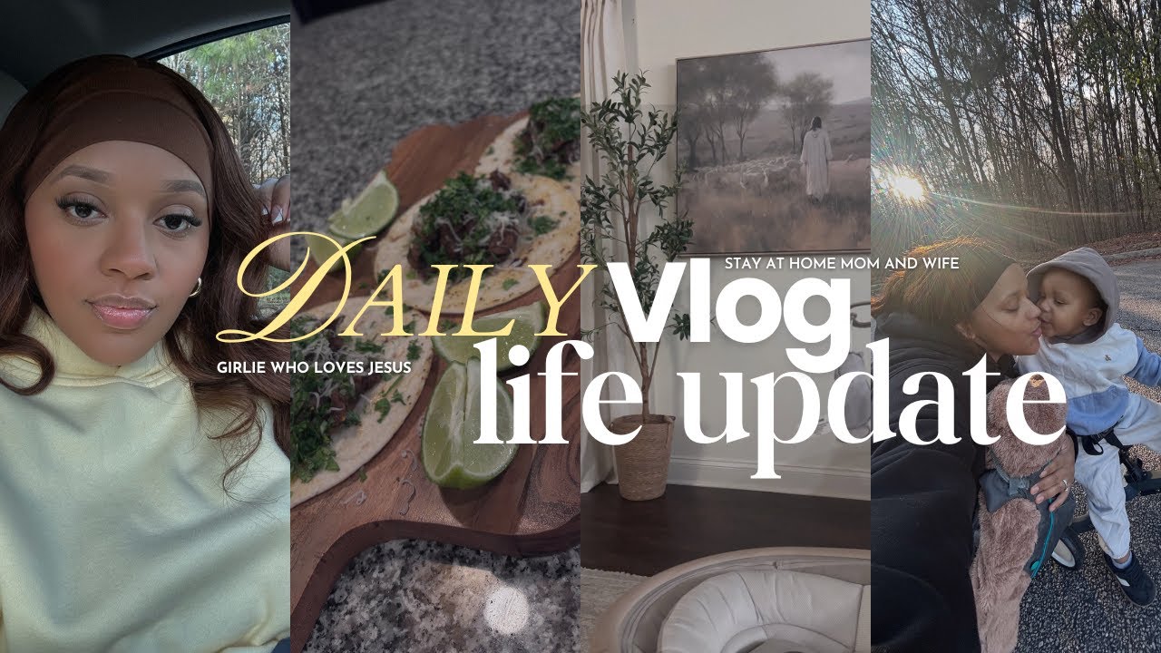 DAILY VLOG | New Year, New Baby, Slowing down to appreciate the small things + WE'RE BACK!