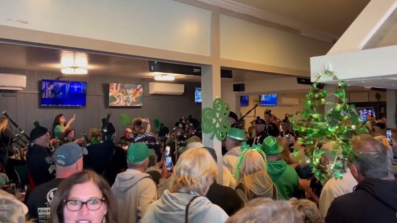 St Patrick's Day 2026 Beachfront grille-Coastal Florida Police and Fire Pipes and Drums