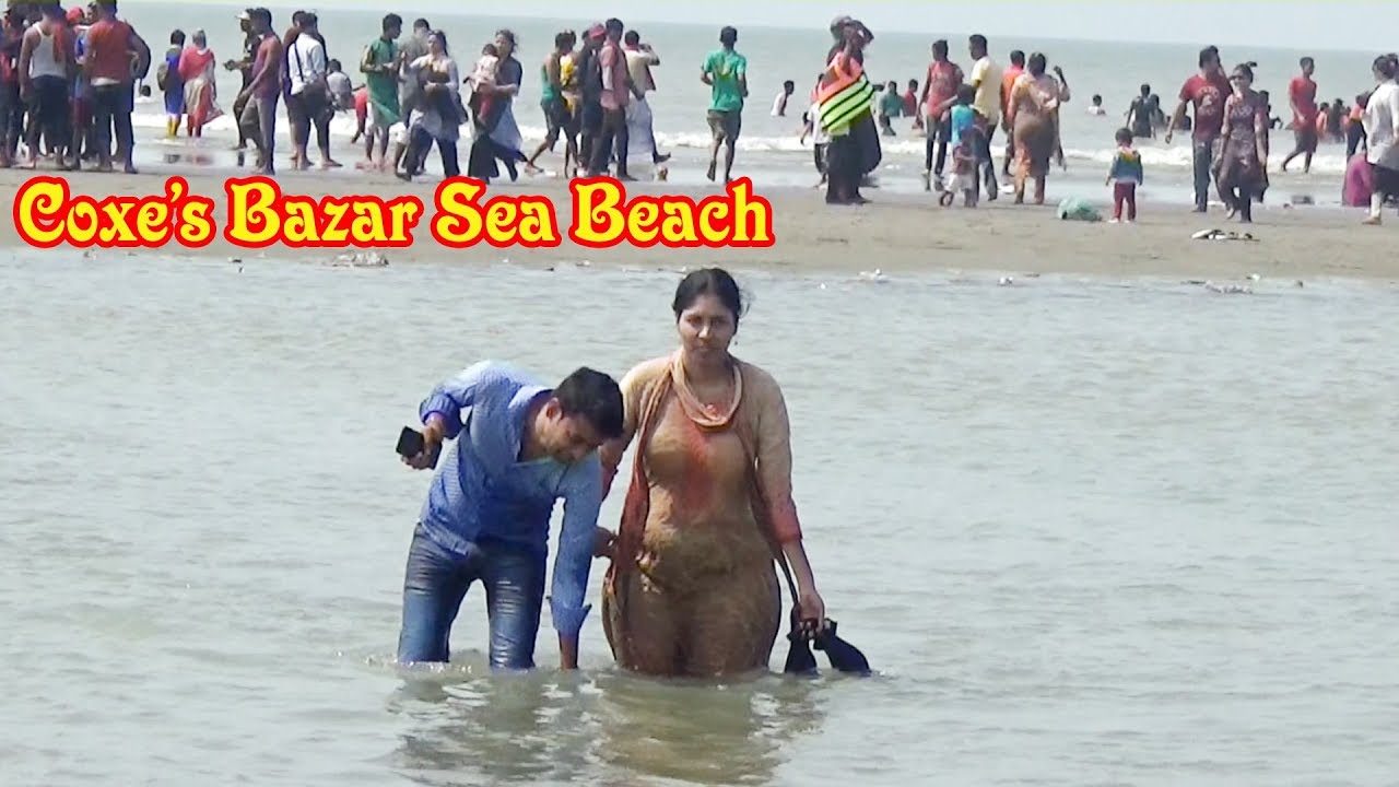 tour of cox's bazar sea beach in bangladesh । কক্সবাজার বিচে আরামদায়ক গোসল আর ছবি তোলার ভিডিও দেখুন