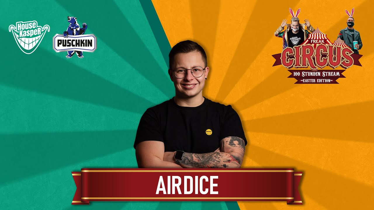 AIRDICE LIVE | FREAK CIRCUS — 100H EASTER EDITION | by HouseKaspeR & Justin Pollnik