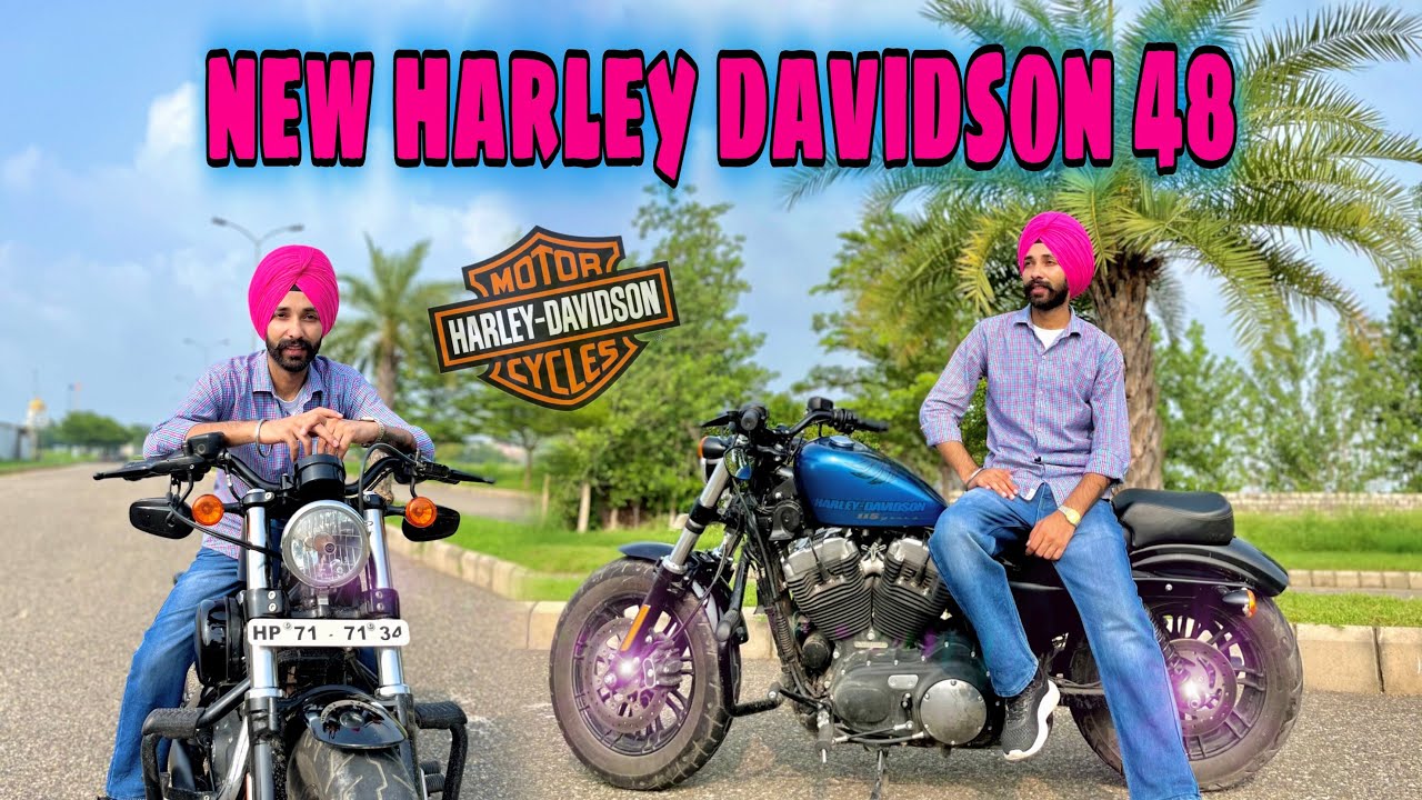 Finally Harley Le hi leya🔥 || NEW BIKE HARLEY DAVIDSON 48 🥰 || 1200 cc Limited Edition Bike 🤟 ||