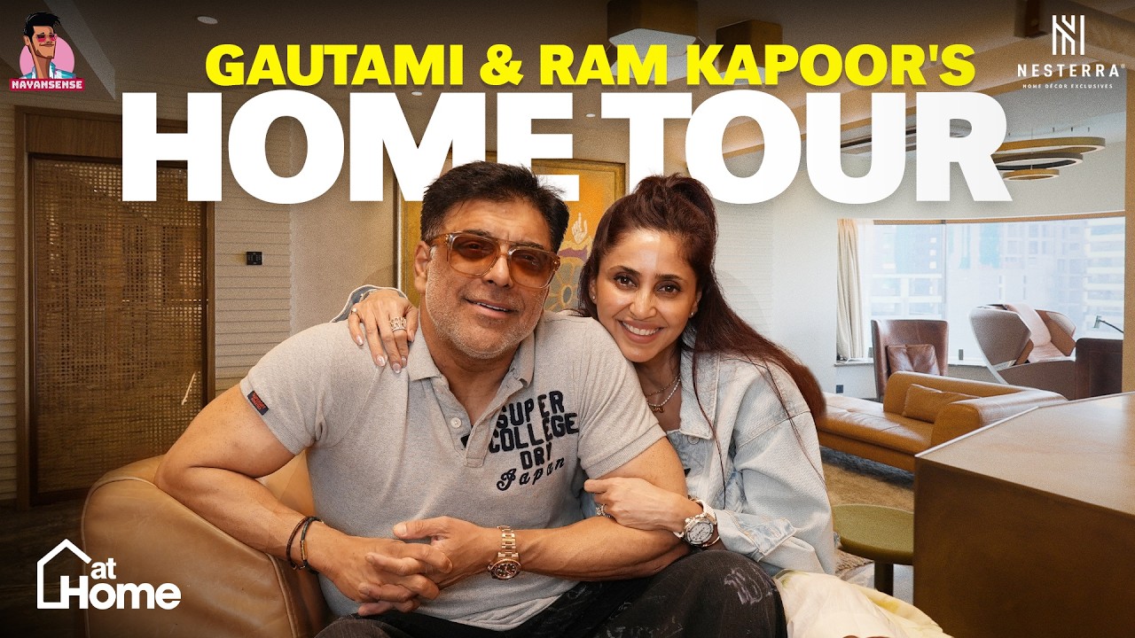 Ram Kapoor & Gautami Kapoor's FULL Tech Savvy HOME TOUR | At Home | House Tour | Living Room