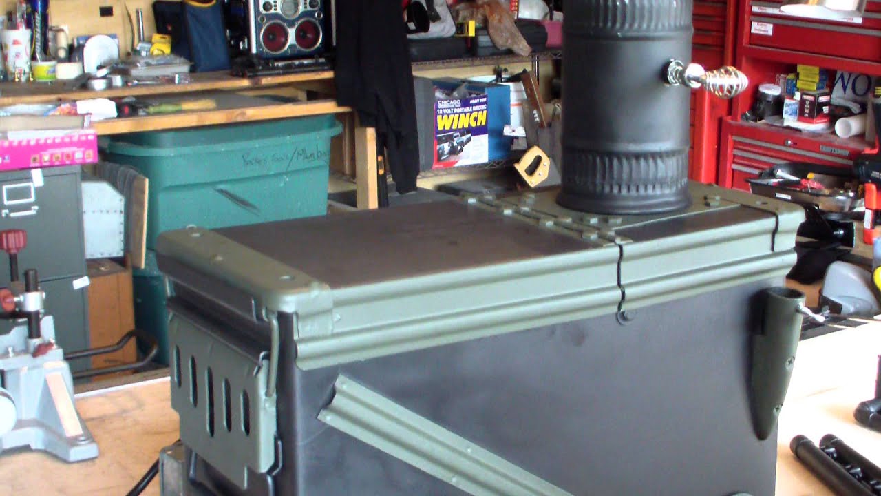20MM Ammo Can Tent Stove Part 5 of 5