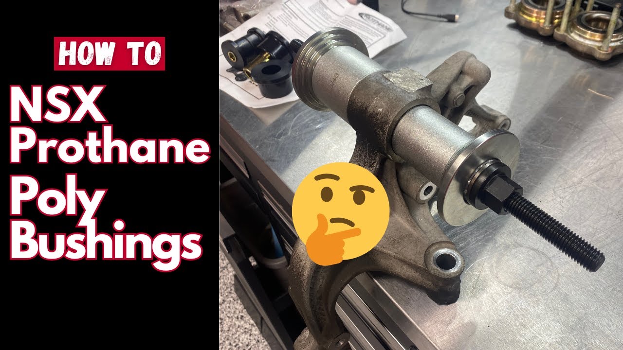 How to Install Prothane Polyurethane Bushings (Front Upright) on a NSX (FULL DIY)