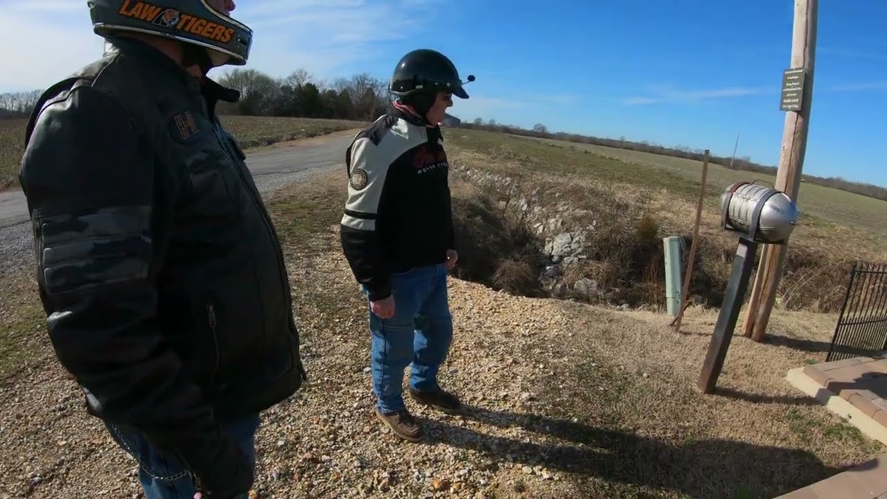 Ride to B17 crash site and memorial in Palmersville Tn.