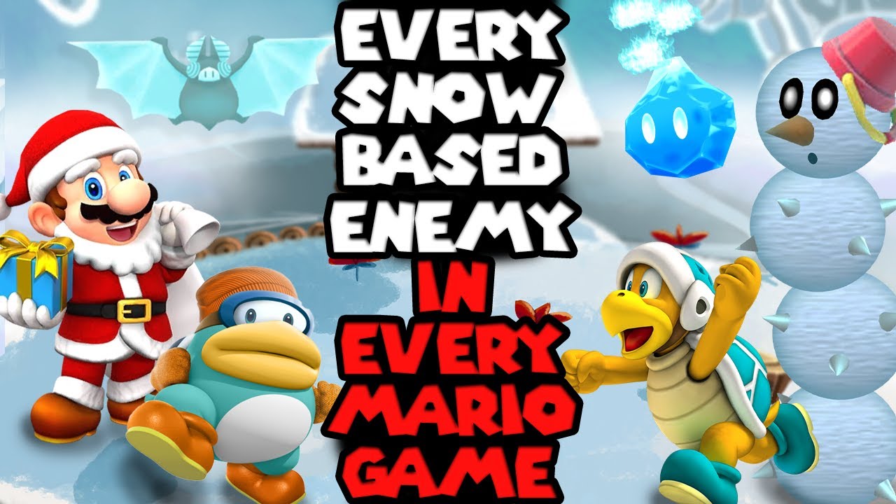Every Snow Based Enemy in Every Mario Game