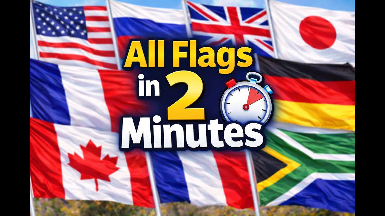 Can You Guess 193 World Flags in 2 Minutes?